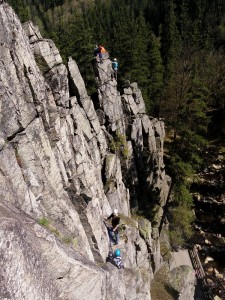 Klettern am Katzenstein